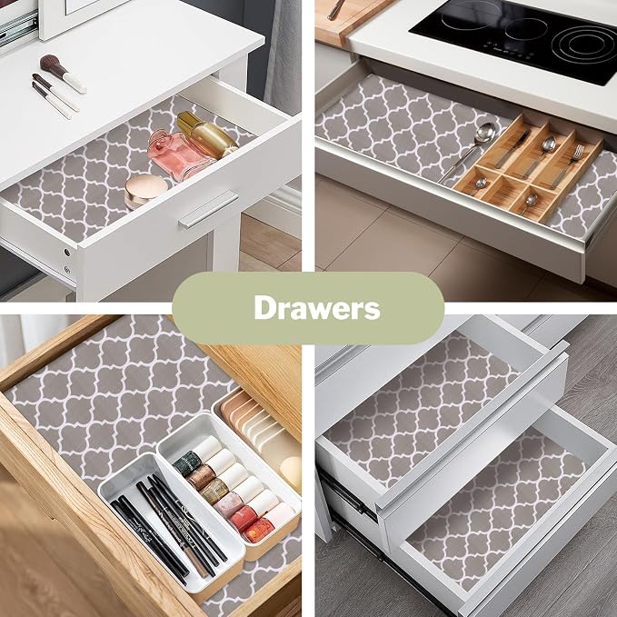 Drawer and Shelf Liner for Kitchen Cabinet: 12 in X 20 Ft Non Slip Waterproof - Image 5