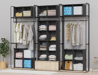 HOMIDEC Closet Organizers and Storage, 9 Cube Storage Organizer, Portable - Image 4