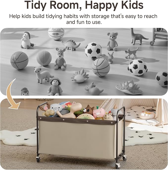 StorageWorks Toy Box with Wheels - Image 6