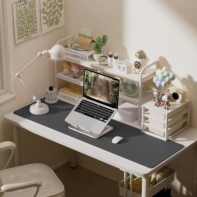 Aothia Leather Desk Pad Protector, Office Desk Mat, Large Mouse Pad, Laptop - Image 5