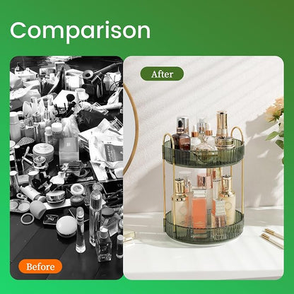 Rotating Makeup Organizer for Vanity, Perfume Skincare Lipstick Organizers for - Image 5