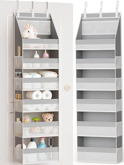 Criusia Over The Door Organizer, Heavy-Duty 6-Shelf Hanging Storage by Criusia