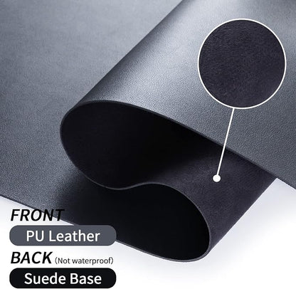 Bloss Leather Desk Pad, Non-Slip Desk Mat, Waterproof Large Mouse Pad, Mouse Mat - Image 3