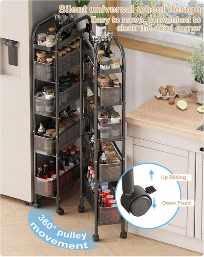UMDONX Slim Storage Cart 5 Tier - Image 6