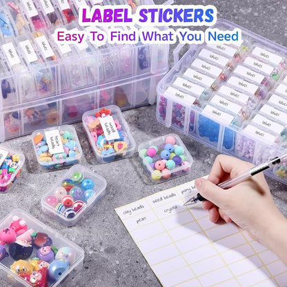 Funtopia Bead Organizers and Storage, Mini Clear Organizers - Image 5