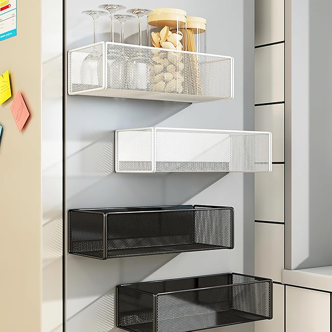 Magnetic Shelf Fridge Basket Bin - Image 5