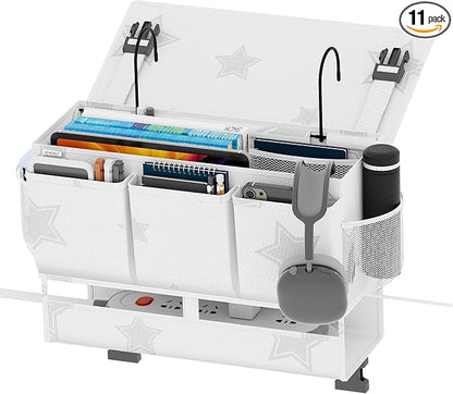 homyfort Bedside Caddy Organizer, Dual-Purpose Bedside Storage by homyfort