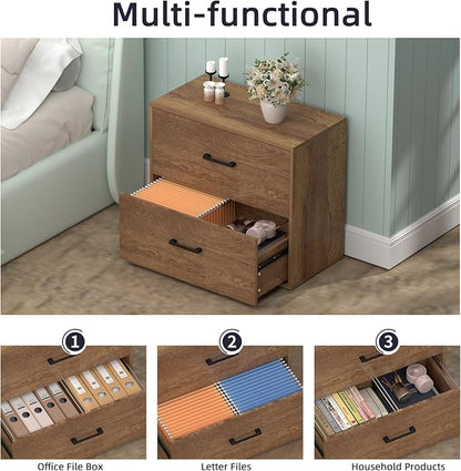 Lateral File Cabinet, 2 Drawer File Cabinets - Image 5
