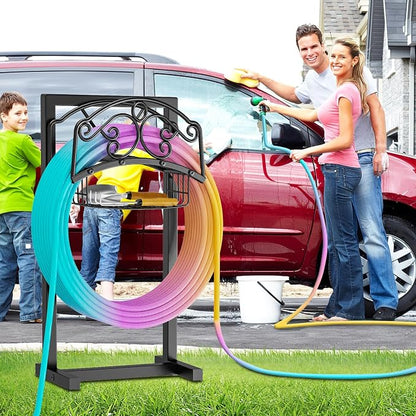 Garden Hose Holder, Metal Water Hose Holder - Image 7