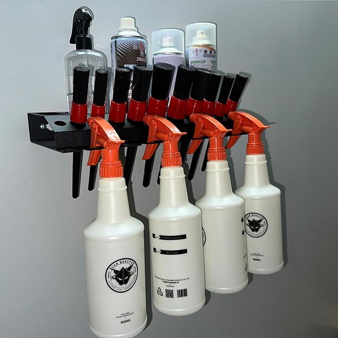 Bottle Storage Rack, Detailing Brush Organizer, Spray Bottle Storage Rack - Image 4