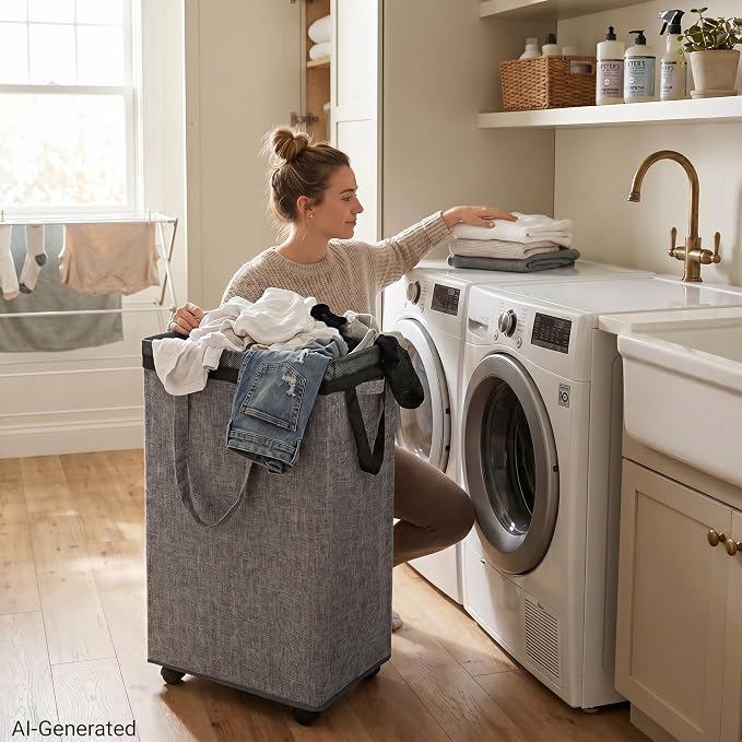 DOKEHOM 90L X-Large Laundry Basket - Image 6