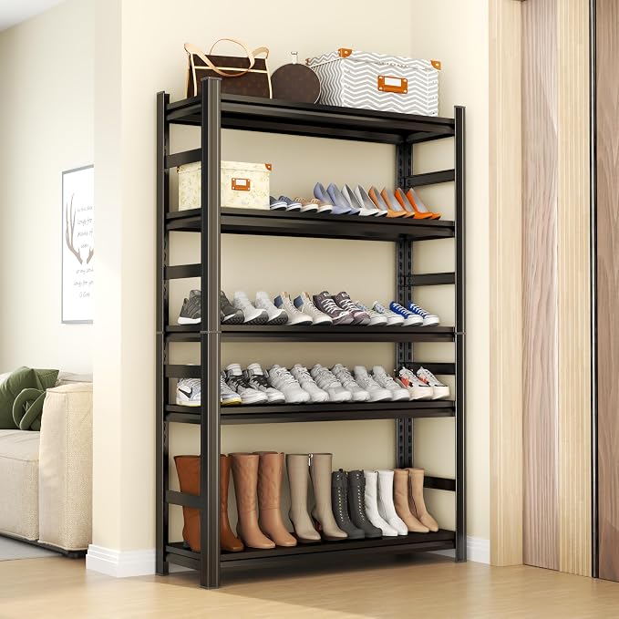 Garage Shelves, Double-Layer Uprights, Thickened Shelves, Waterproof &Rustproof by Beaunatixx