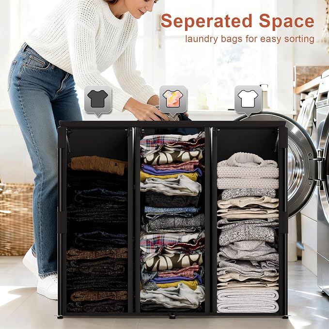 WOWLIVE 180L Laundry Hamper - Image 2
