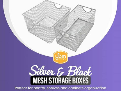 YBM Home Kitchen Pantry Organizer Wire Baskets - Image 2
