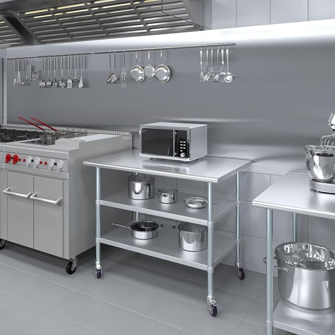 AmGood Stainless Steel Work Table - Image 5