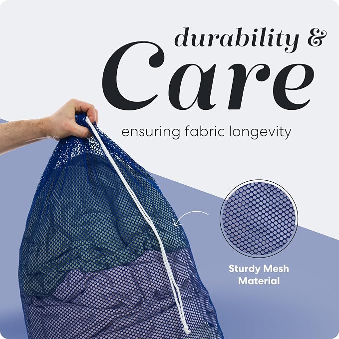 Handy Laundry Mesh Laundry Bags 2 Pack, XL 24x36 in, Heavy Duty Nylon | - Image 4