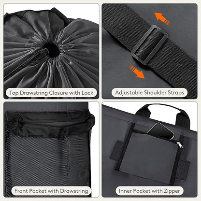 Lifewit Laundry Bag, Extra Large Laundry Backpack - Image 4