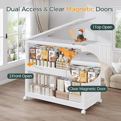 720QT Extra Large Stackable Storage Bins - Image 3