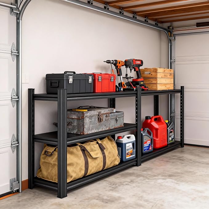 Garage Storage Shelves, 5 tier shelving unit, 40 inch Wide, 18” Deep, 78” Tall - Image 4