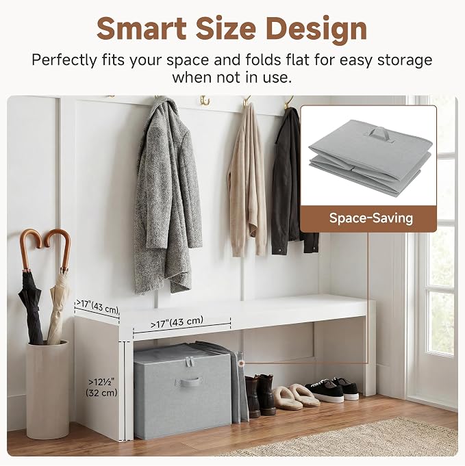 StorageWorks Shoe Organizer for Closet, Fits up to 16 Pairs, Shoe Cubby Storage - Image 4