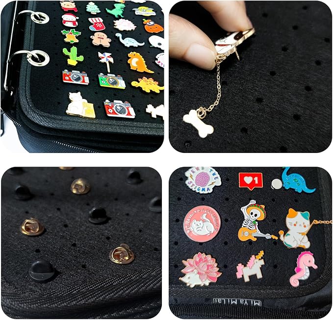 Mi Ya Mi Lai 6 Pages Pin Books For Collectors, Enamel Pin Display Pages | Pin - Image 4