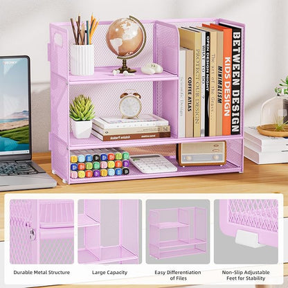 Marbrasse 3-Tier Desk Shelf Organizer - Image 4