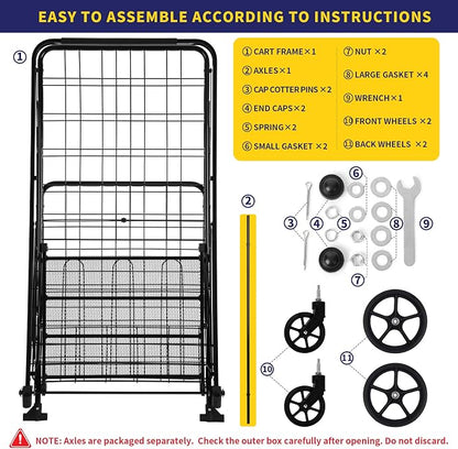 BIEAMA Folding Shopping Cart - Image 7