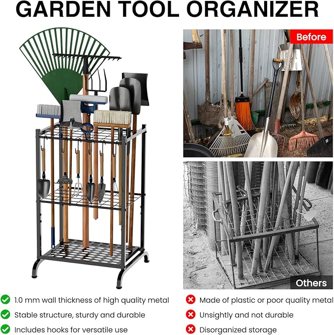 RANXFLOAT Garden Tool Organizer - Image 4