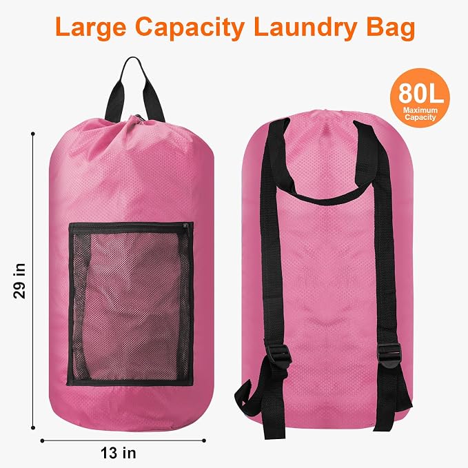 Laundry Bag Backpack Durable Laundry Bag - Image 2