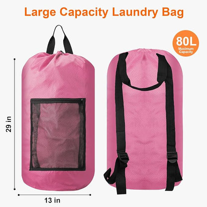 Laundry Bag Backpack Durable Laundry Bag - Image 2