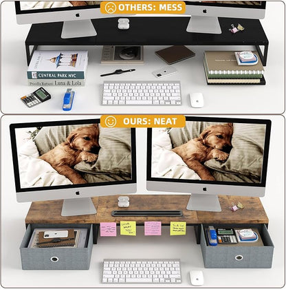 39 Inch Dual Monitor Stand Riser - Image 4