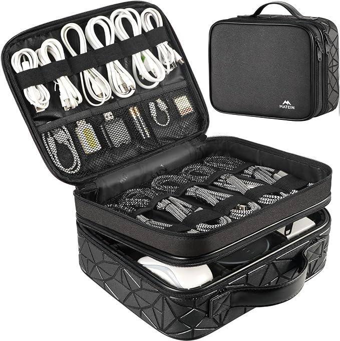 MATEIN Cord Organizer Case by MATEIN