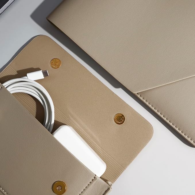 PU Leather Laptop Sleeve Compatible - Image 6