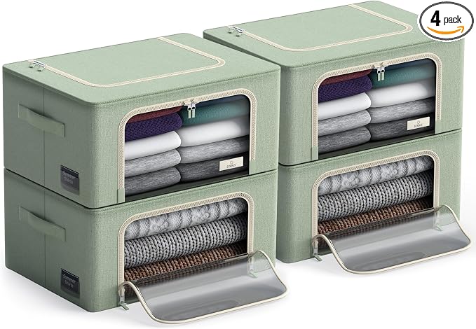 Sorbus Storage Bins with Metal Frame by Sorbus