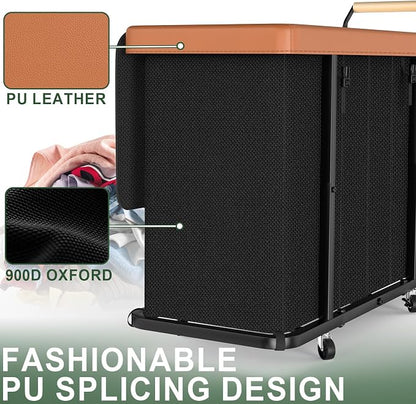 300L Extra Large Fashion Laundry Sorter 4 Section - Image 4