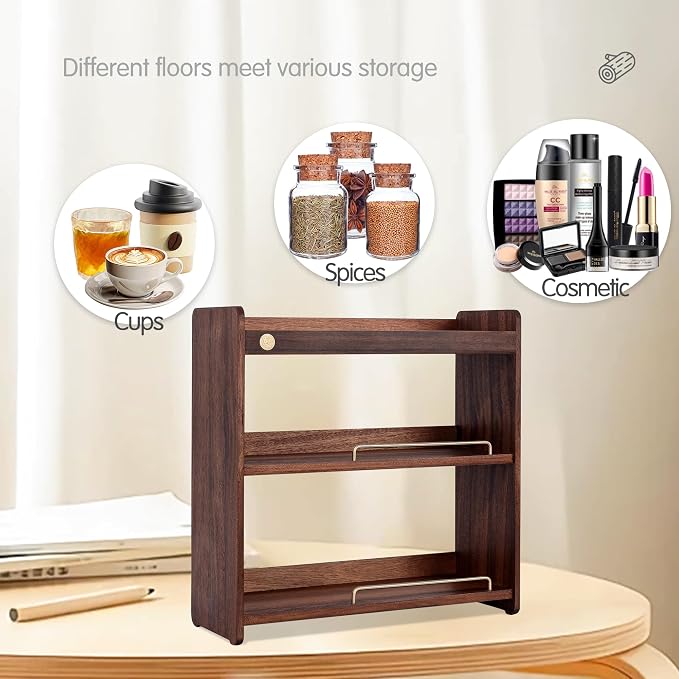 Coffee Mug Holder Wooden Cup Rack Mug Display Shelf Coffee Cup Holder - Image 5