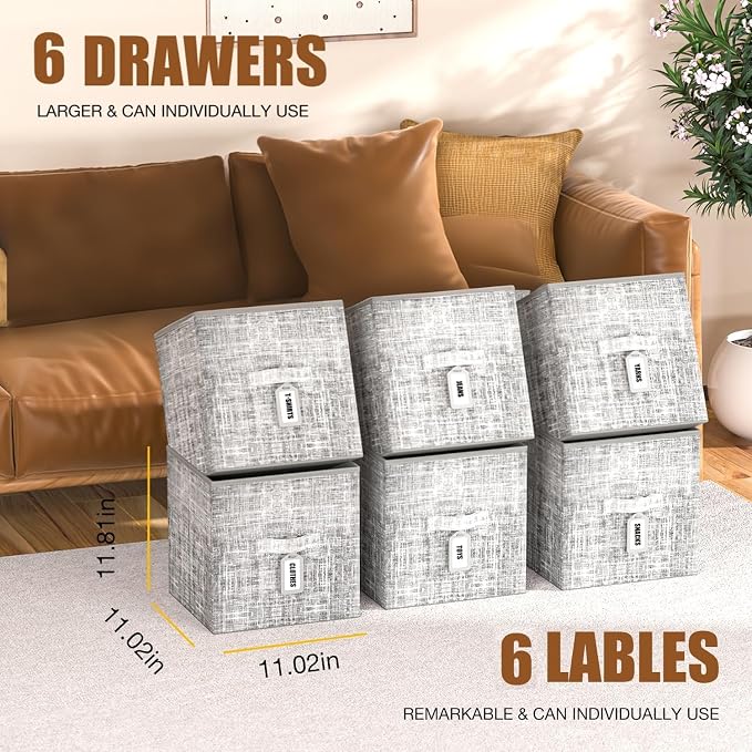 LUKYTOWER Cube Storage Organizer Shelf - Image 3