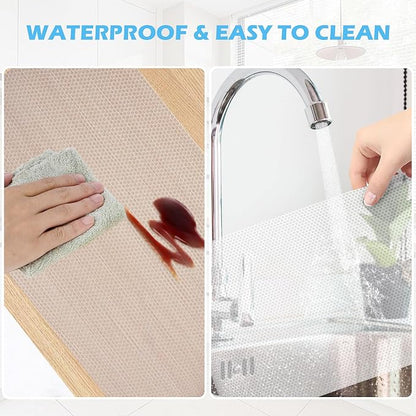 Drawer Liners, Waterproof Shelf Liner, Anti-Slip Non-Adhesive BPA Free Kitchen - Image 2
