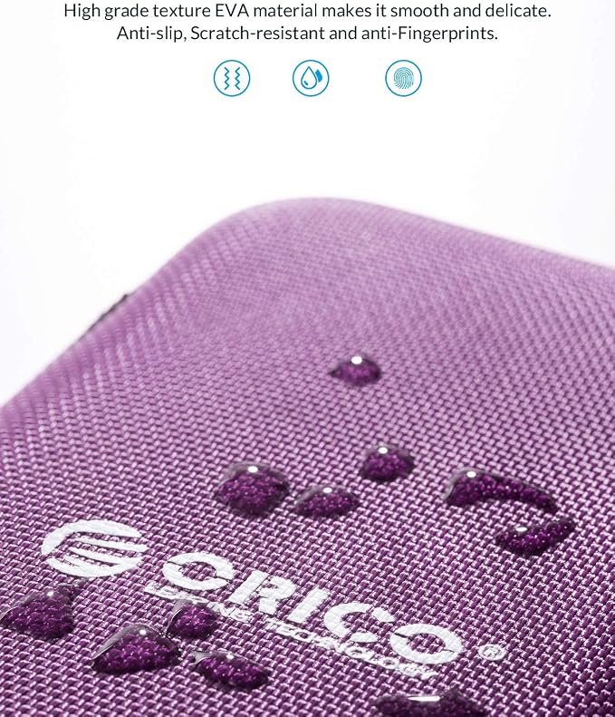 ORICO Hard Drive Case 2.5 inch External Drive Storage Carrying Bag Waterproof - Image 5