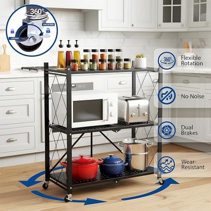 3 Tier Foldable Storage Shelves - Image 5