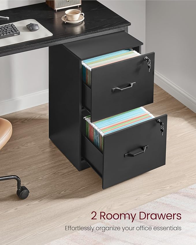 VASAGLE 2 Drawers File Cabinet - Image 4