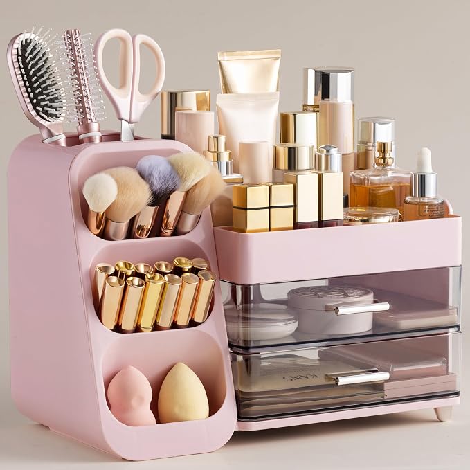 HBlife Makeup Organizer with Brush Holder by HBlife