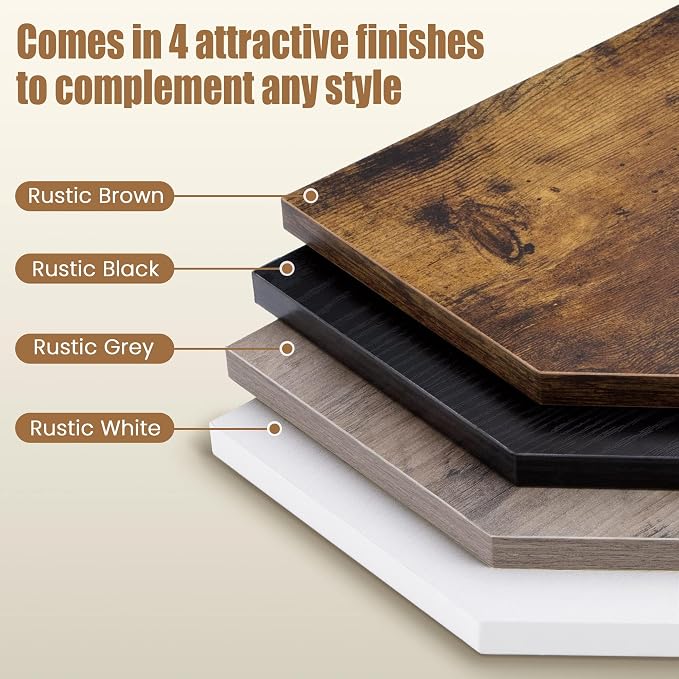 Fun Memories Corner Shelf Wall Mount, Floating Corner Shelves, Rustic Wood Wall - Image 5