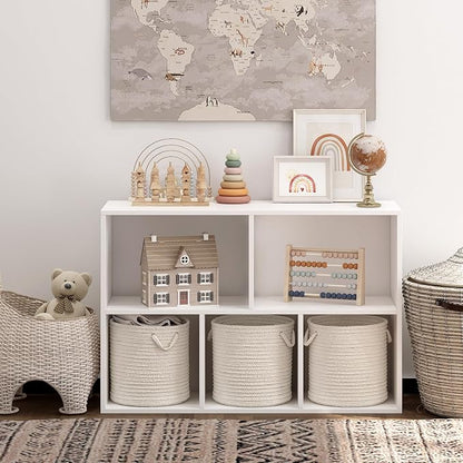Wooden 5 Cube Storage Organizer - Image 4