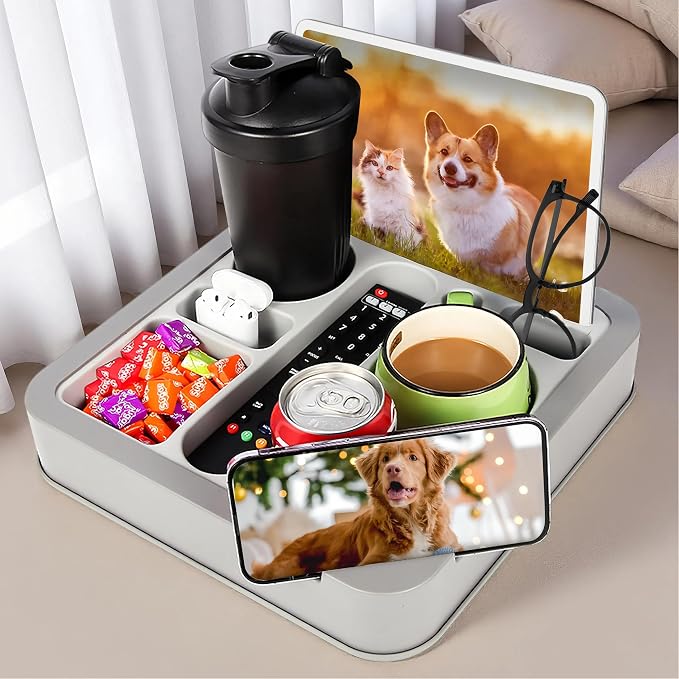 Couch Cup Holder Bed Caddy Couch Caddy Couch Tray Cup Holder - Image 8
