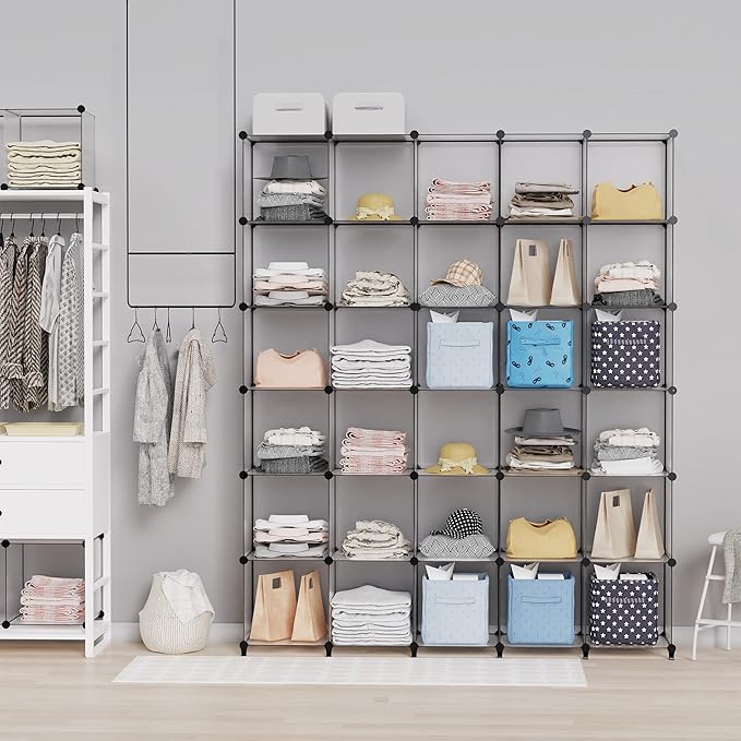HOMIDEC Closet Organizers and Storage, 16 Cube Storage Organizer, Portable - Image 2