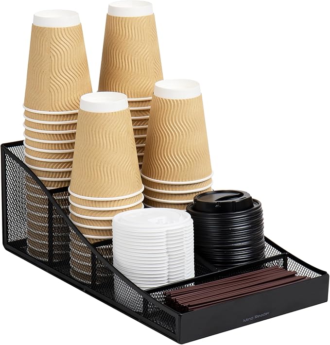 Mind Reader Countertop Organizer, Office Breakroom Supply Caddy by MindReader