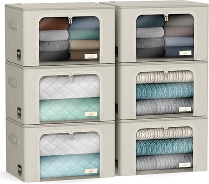 Sorbus Storage Bins with Metal Frame by Sorbus
