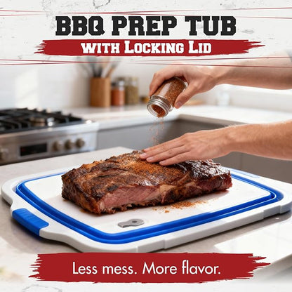 KITCHEN PERFECTION Collapsible XL Smoker & BBQ Prep Tub - Image 2