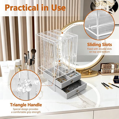 DOZZZ Acrylic Jewelry Organizer Box - Image 6